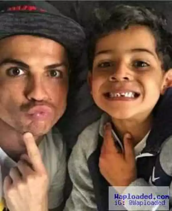 Cristiano Ronaldo And His Cute Son In New Photos